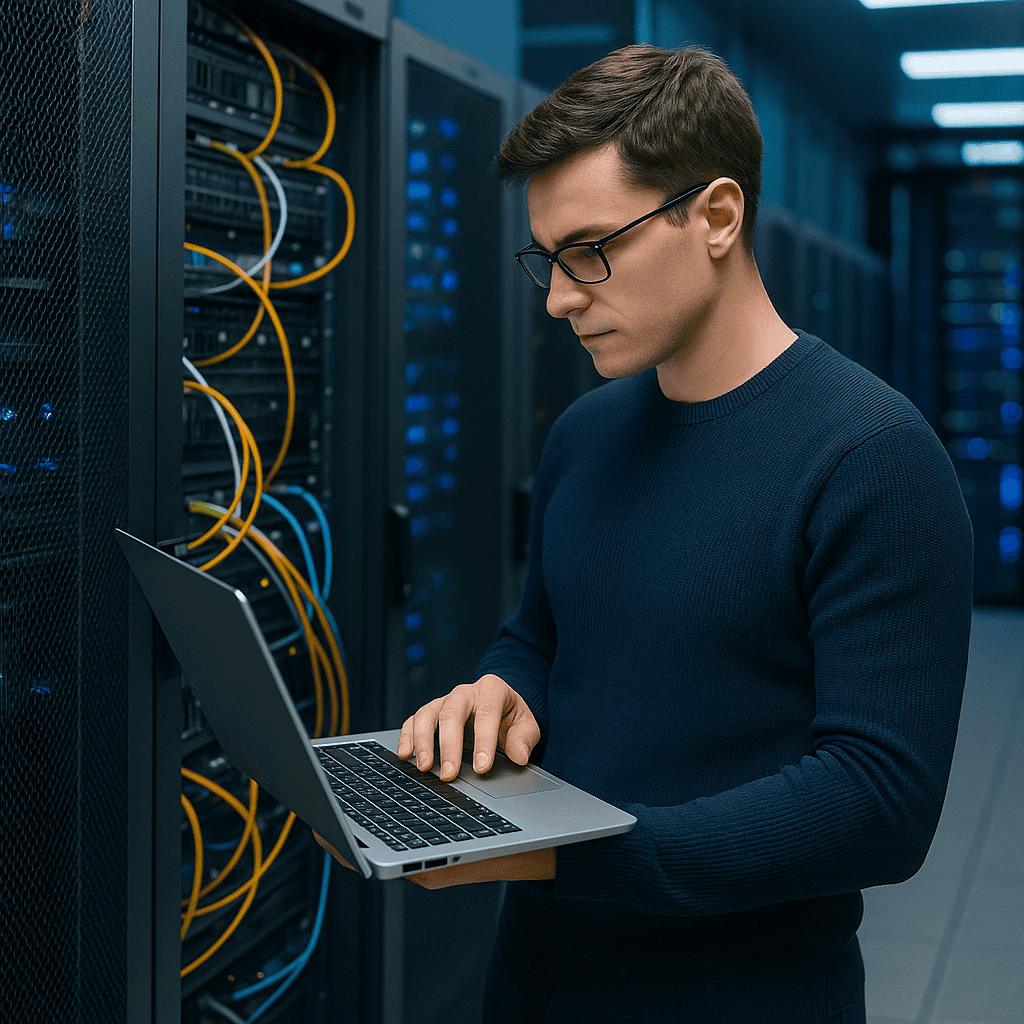 Professional IT server maintenance and technical support services for business systems